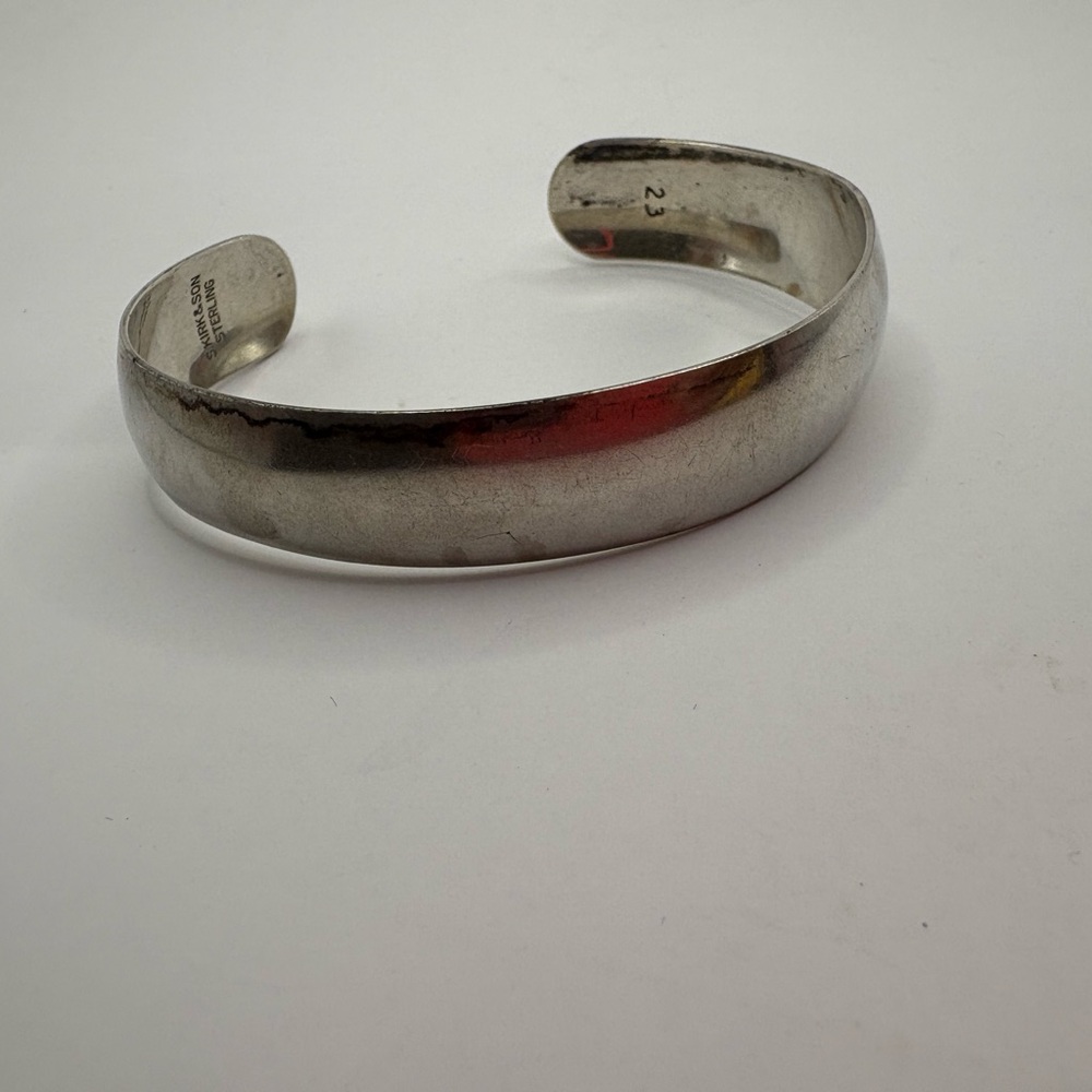 S. Kirk & Sons SS Cuff Bracelet stamped 23